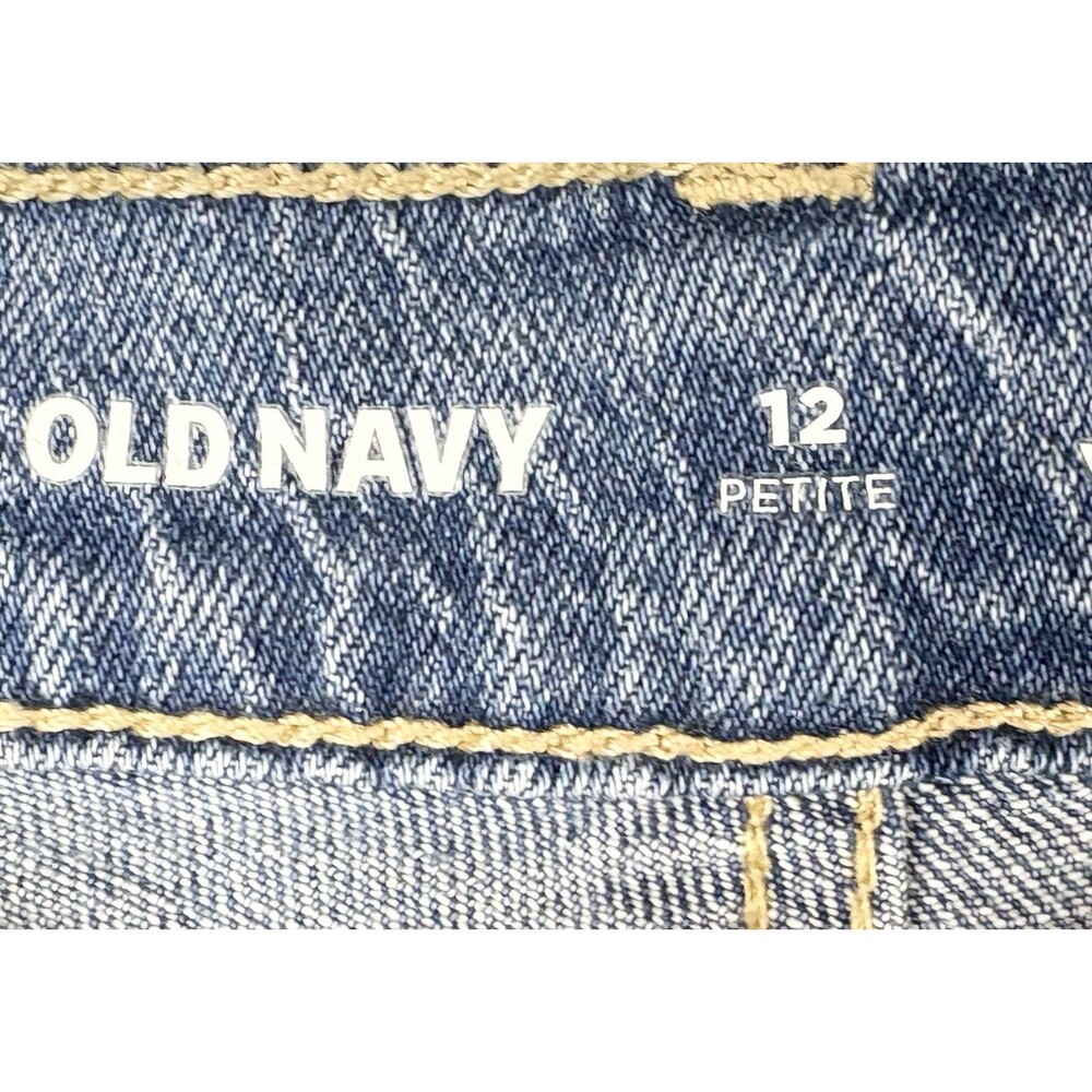 Old Navy Women's Jeans Mid Rise Wow Boyfriend denim Medium Wash Size 12 Petite - Picture 7 of 9